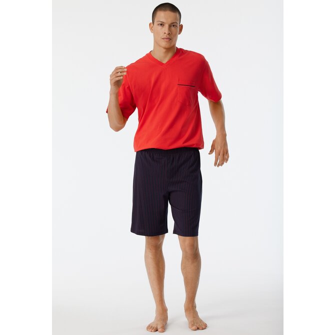 Schiesser Shortama red 179109 64/5XL