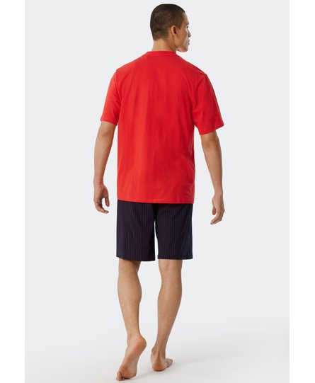 Schiesser Shortama red 179109 64/5XL