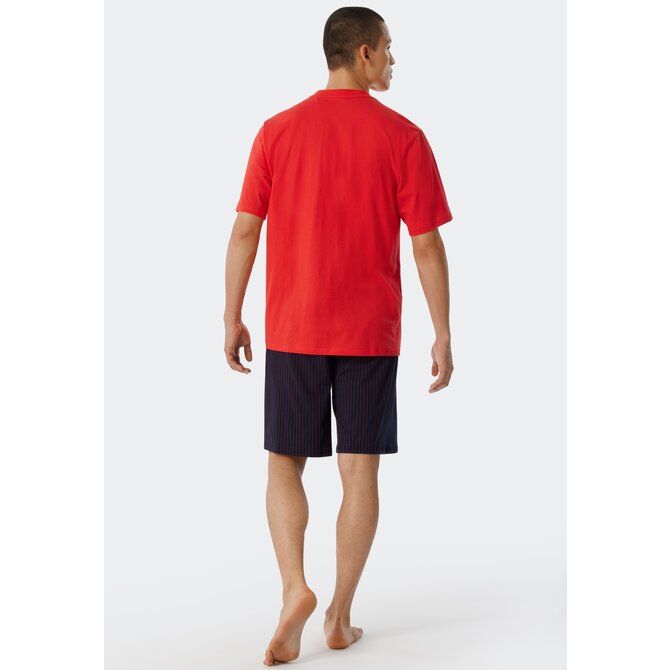 Schiesser Shortama rouge 179109 64/5XL