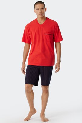 Schiesser Shortama red 179109 64/5XL