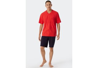 Schiesser Shortama rouge 179109 64/5XL