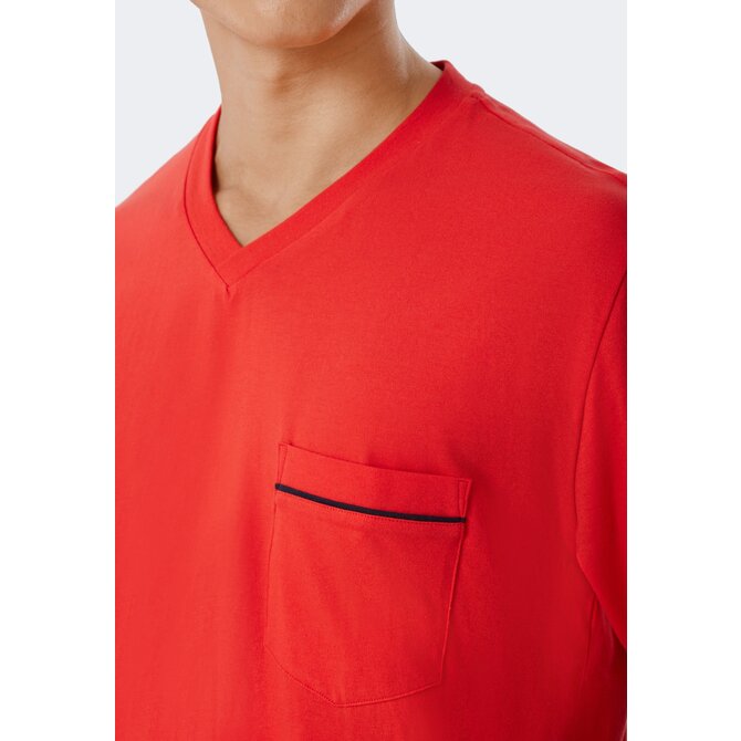 Schiesser Shortama rouge 179109 64/5XL