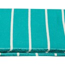 David Fussenegger David Fussenegger LUCA plaid en coton flanelle - rayures 200x140 cm vert menthe
