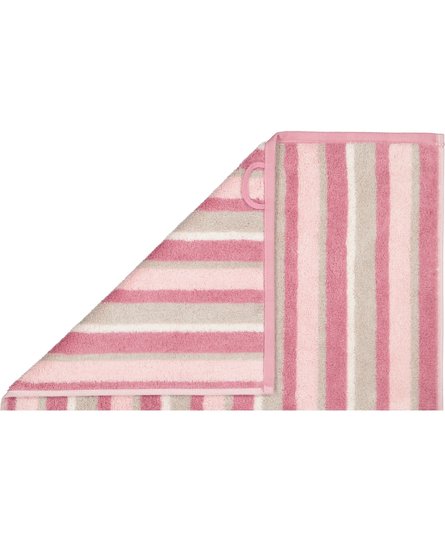 Cawo Breeze Streifen Handdoek 50x100 blush