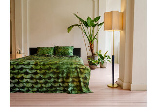 Kayori Koku Housse de couette Satin 200x200/220 Vert