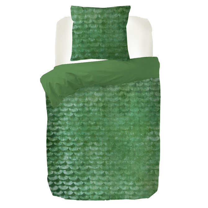 Kayori Koku Housse de couette Satin 200x200/220 Vert