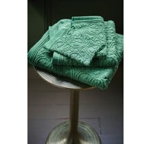 Pip Studio Handdoek Tile de Pip Green  55x100