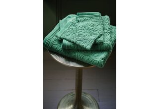 Pip Studio Handdoek Tile de Pip Green  55x100