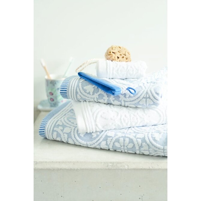 Pip Studio Tile de Pip serviette de douche - Bleu 70 x 140 cm