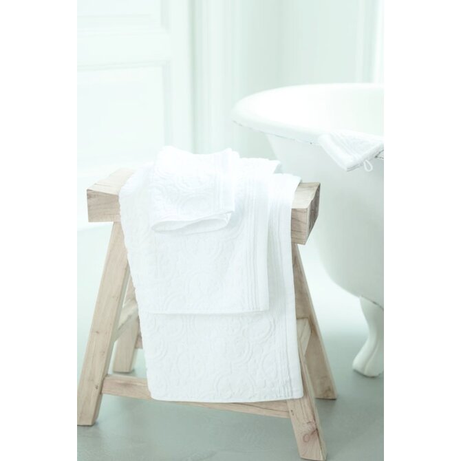 Pip Studio Serviette de douche Tile de Pip White 70x140