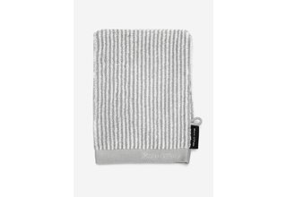 Marc O'Polo Timeless Tone Stripe Washandje Grey/White 16x22