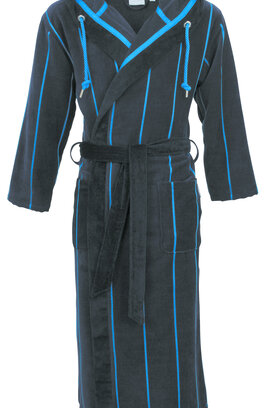 Carl Ross heren badjas 530300 sky blue/night blue 48/50