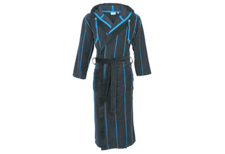 Carl Ross heren badjas 530300 sky blue/night blue 48/50