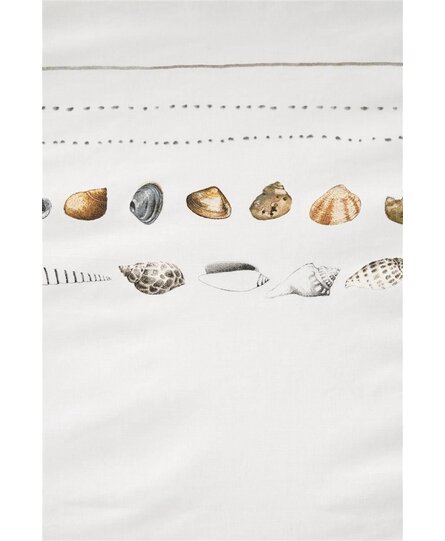 Marjolein Bastin Dekbedovertrek Shellfish White 200x200/220