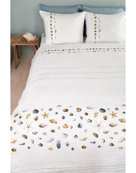 Marjolein Bastin Dekbedovertrek Shellfish White 200x200/220