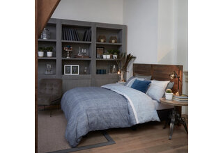 Riviera Maison Dekbedovertrek Amsterdam Loft Bluegrey 200x200/220