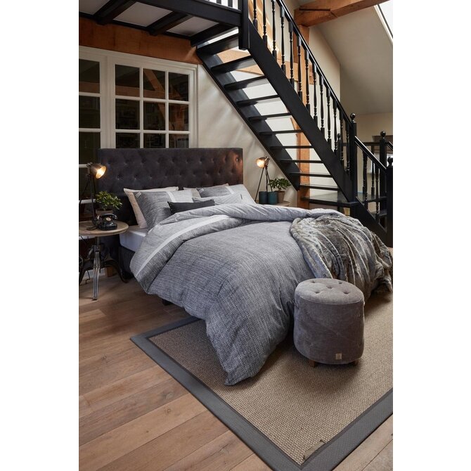 Riviera Maison Housse de couette Amsterdam Loft Grey 200x200/220