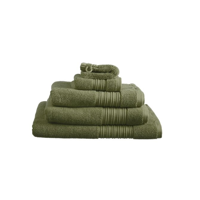 Beddinghouse Drap de douche Sheer 70x140 Vert olive