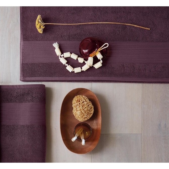 Beddinghouse Gant de toilette Sheer Rouge foncé 16x22 cm