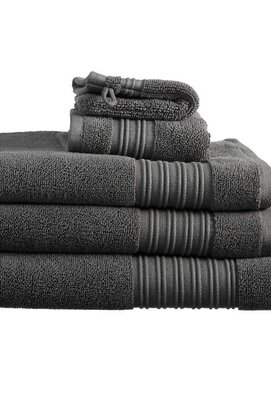 Beddinghouse Gant de toilette Sheer Anthracite 16x22 cm