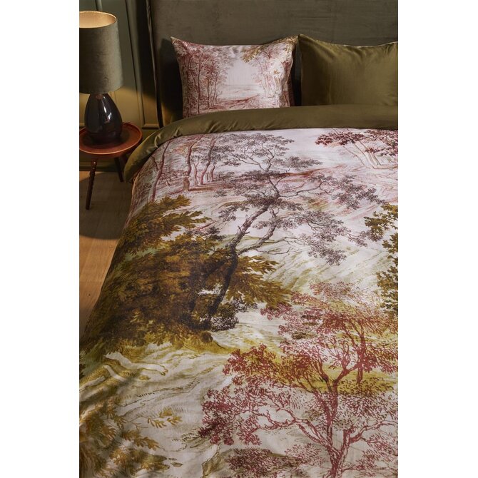 Beddinghouse Odile Dekbedovertrek  Green 200x200/220 cm