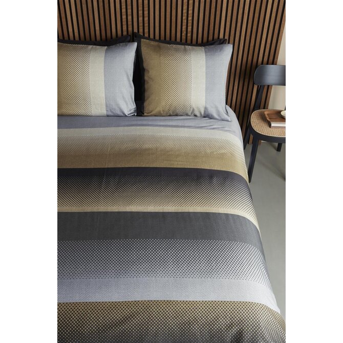 Beddinghouse Luke Housse de couette Grey 200x200/220 cm