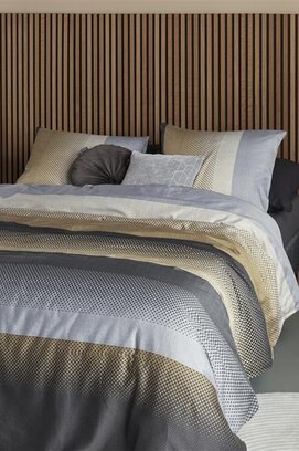 Beddinghouse Luke Dekbedovertrek  Grey 200x200/220 cm