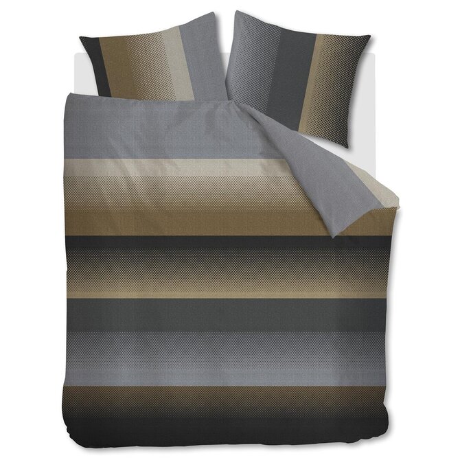 Beddinghouse Luke Housse de couette Grey 200x200/220 cm