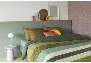 Beddinghouse Juno Dekbedovertrek  Green 200x200/220 cm