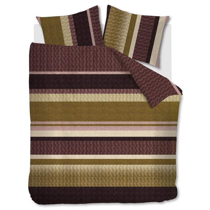 Beddinghouse Jorren Dekbedovertrek  Dark Red 240x200/220 cm