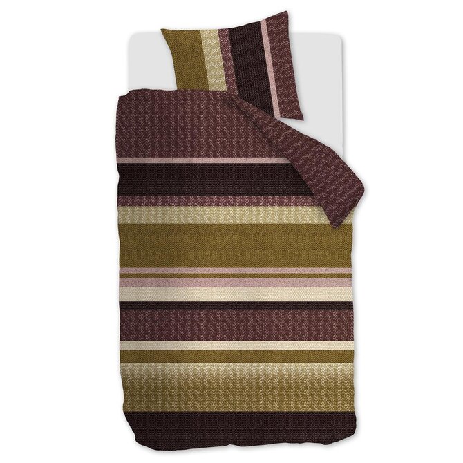 Beddinghouse Jorren Dekbedovertrek  Dark Red 240x200/220 cm