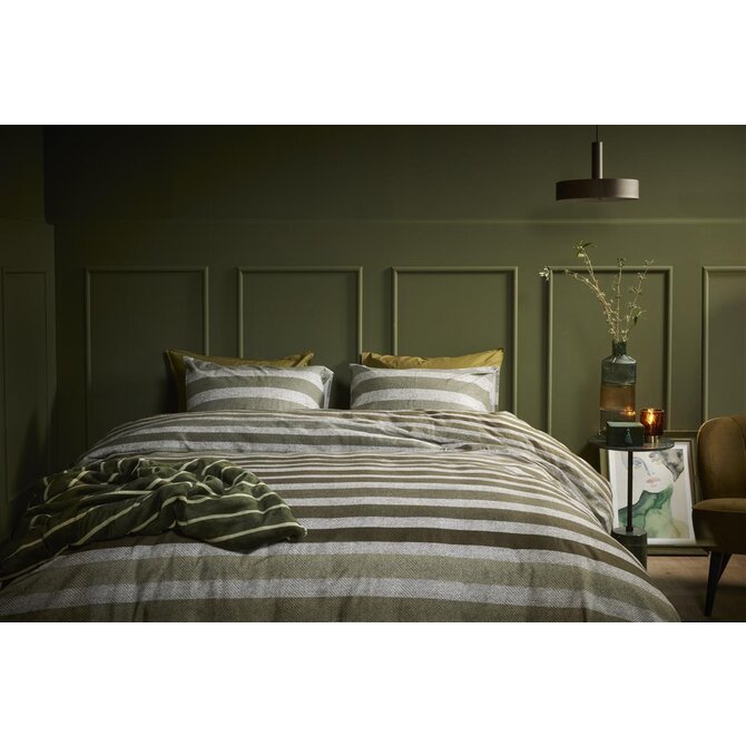 Beddinghouse Gloaming Housse de Couette Verte 240x200/220 cm