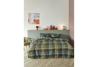 Beddinghouse Brett Housse de couette verte 200x200/220 cm