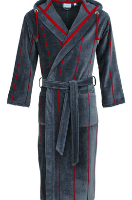Carl Ross heren badjas 530300 sky graphite/deep red 48/50
