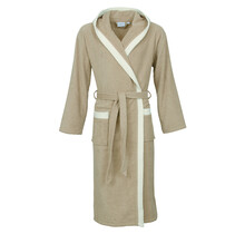 Peignoir unisexe Carl Ross 740300 liège/blanc cassé S