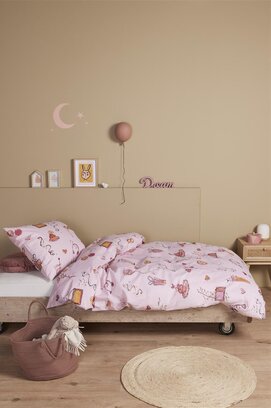 Beddinghouse x Hanneke de Jager Pink Party Housse de couette Pink 120x150 cm