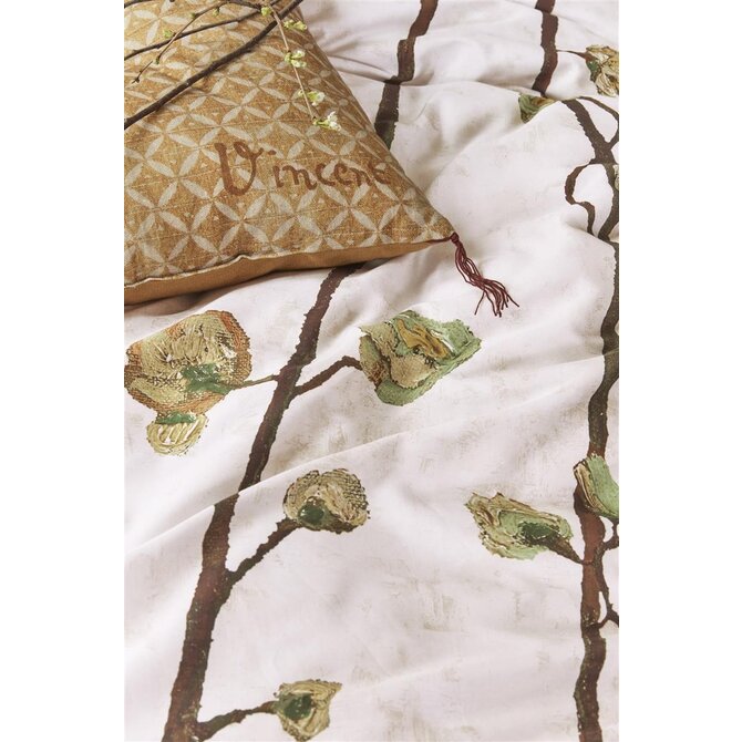 Beddinghouse x Van Gogh Museum Plum Blossoms Housse de couette Sable 200x200/220 cm