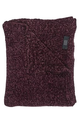 KAAT Amsterdam Ziva Plaid  Donkerrood 130x170 cm