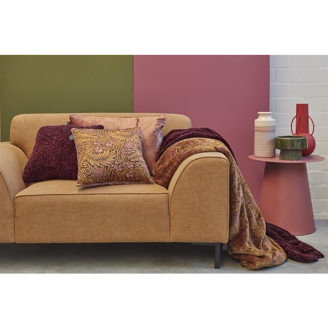 KAAT Amsterdam Ziva Plaid  Donkerrood 130x170 cm