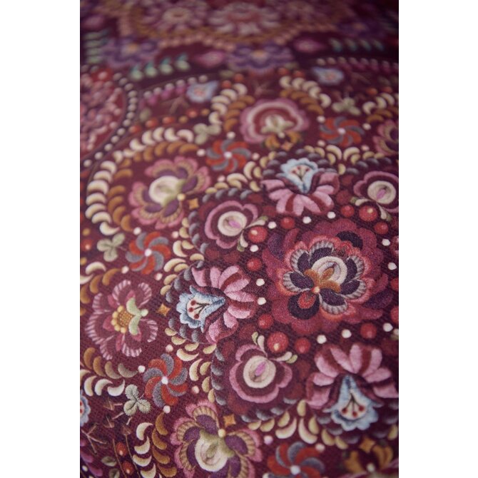 Pip Studio Il Mosaico Housse de couette Dark Red 140x200/220 cm