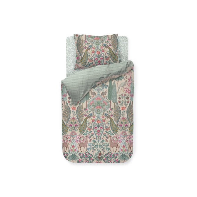 Pip Studio Pavoni Dekbedovertrek  Offwhite 200x200/220 cm