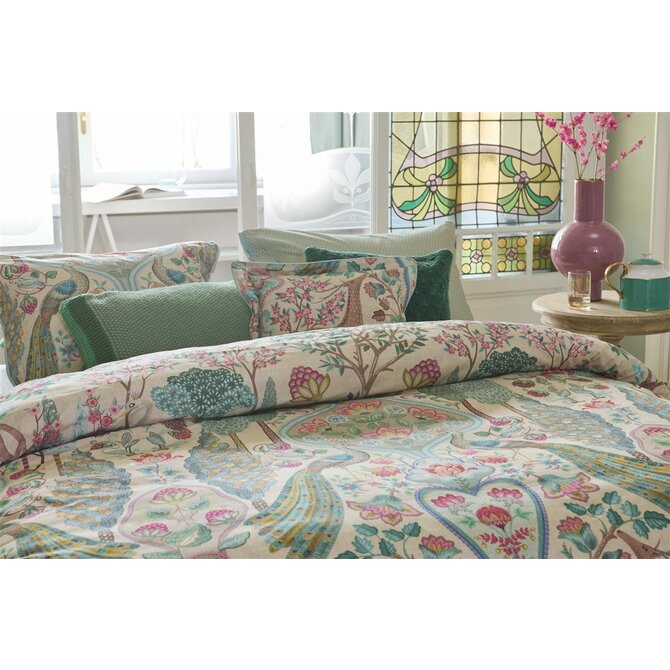 Pip Studio Pavoni Housse de couette Offwhite 200x200/220 cm Pip Studio Pavoni Housse de couette Offwhite 200x200/220 cm