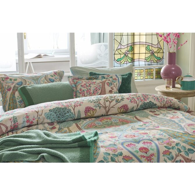 Pip Studio Pavoni Dekbedovertrek  Offwhite 140x200/220 cm