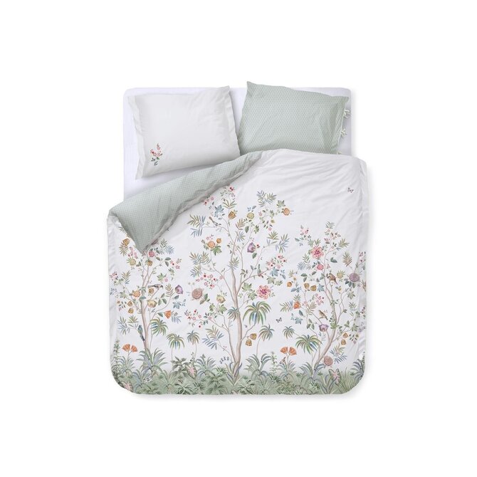 Pip Studio Il Paradiso Housse de couette blanche 240x200/220 cm