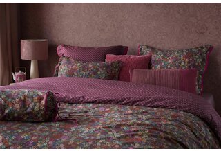 Pip Studio Tutti i Fiori Housse de couette Dark Red 240x200/220 cm