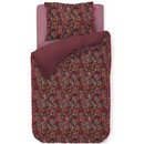 Pip Studio Pip Studio Tutti i Fiori Dekbedovertrek  Donkerrood 200x200/220 cm