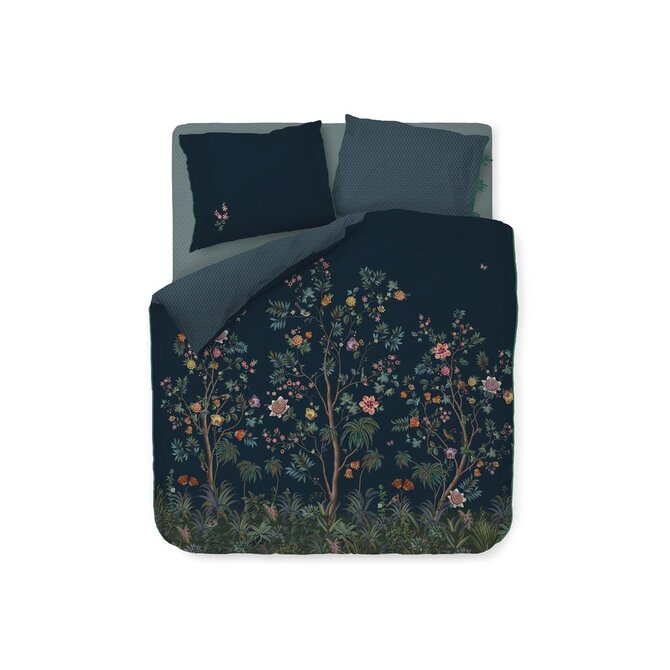 Pip Studio Il Paradiso Dekbedovertrek  Donkerblauw 140x200/220 cm
