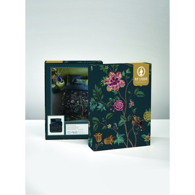 Pip Studio Il Paradiso Dekbedovertrek  Donkerblauw 140x200/220 cm