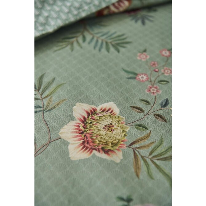 Pip Studio La Dolce Vita Housse de couette verte 200x200/220 cm