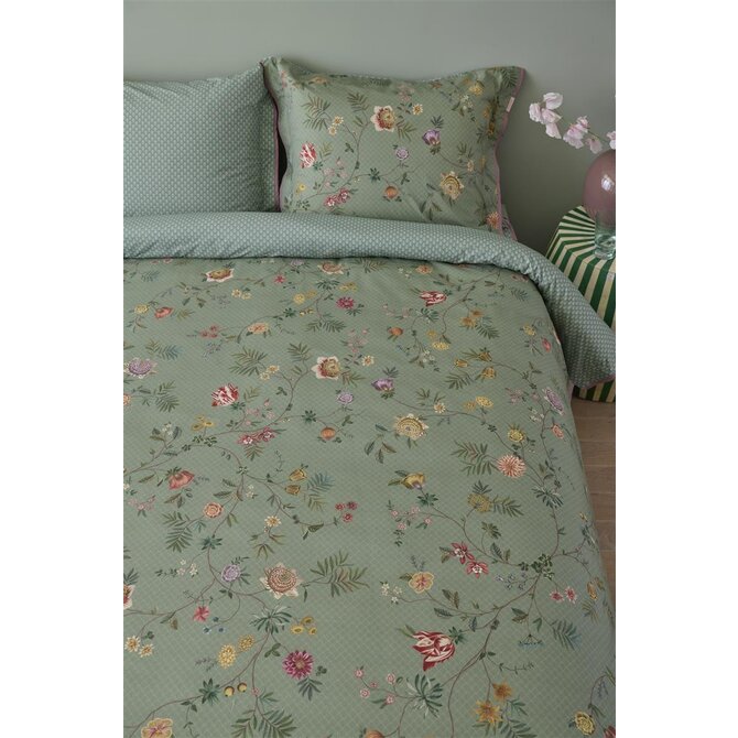 Pip Studio La Dolce Vita Dekbedovertrek  Groen 200x200/220 cm